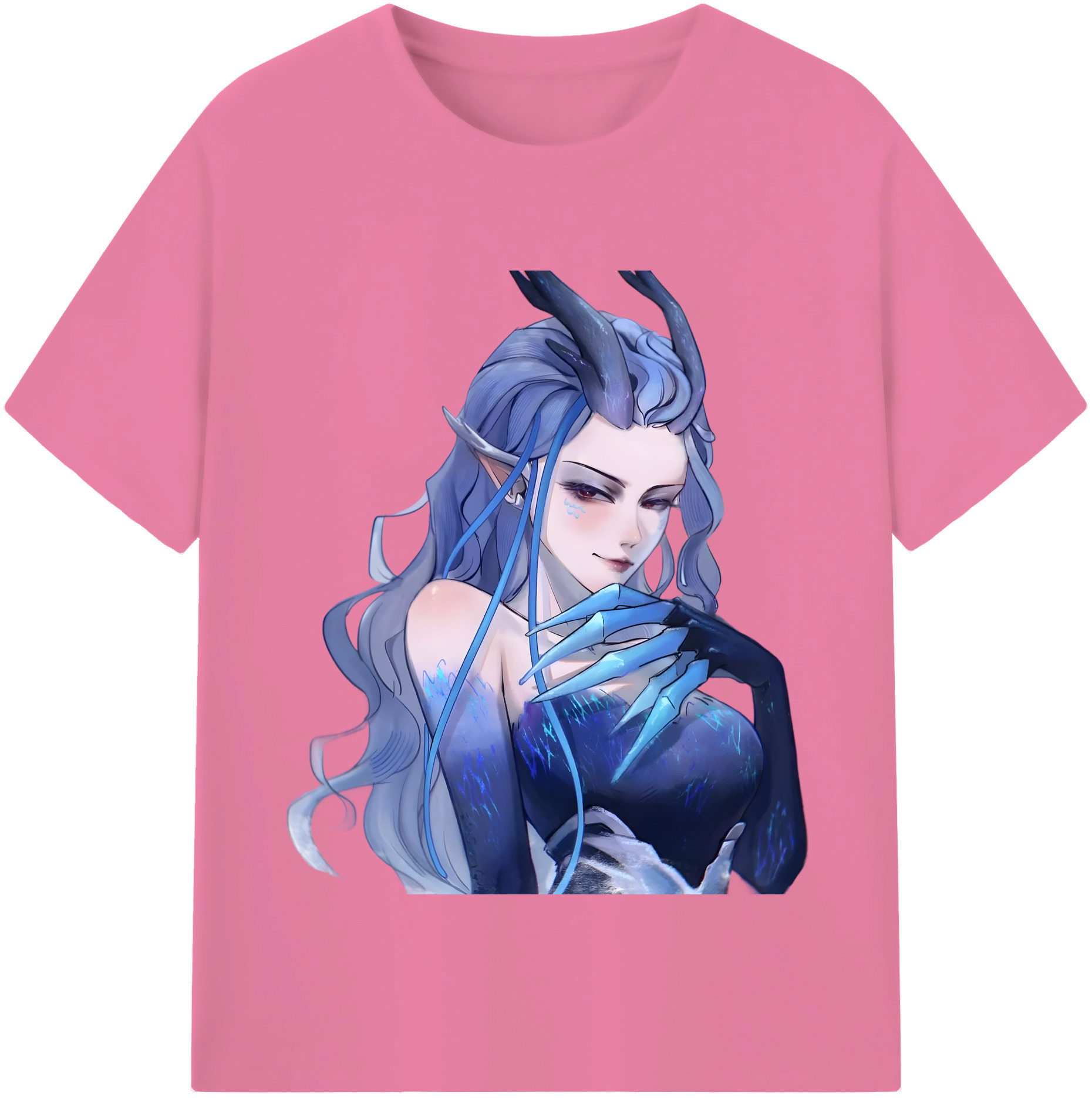 （画像用） Ne Zha 2 ナタ 魔童の大暴れ 綿100％半袖Tシャツ（フロントプリント）